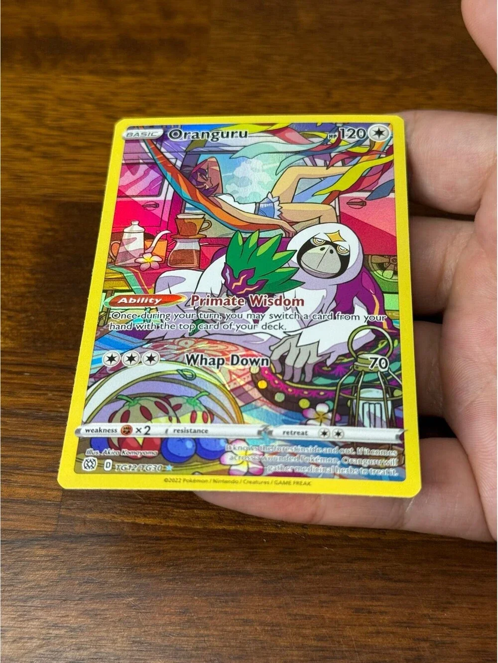 Oranguru Pokémon Trading Card - TG12/TG30 Holo Rare